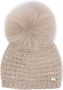 Paz Rodriguez Muts met pompon Beige - Thumbnail 1
