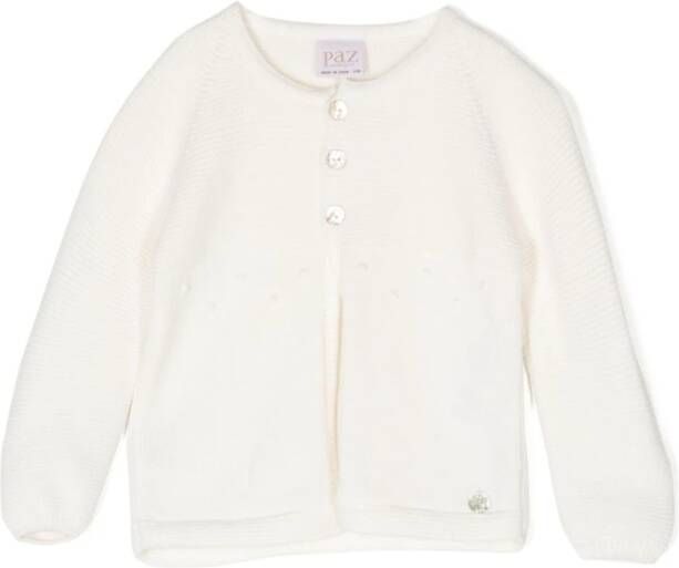 Paz Rodriguez Vest met ronde hals Wit
