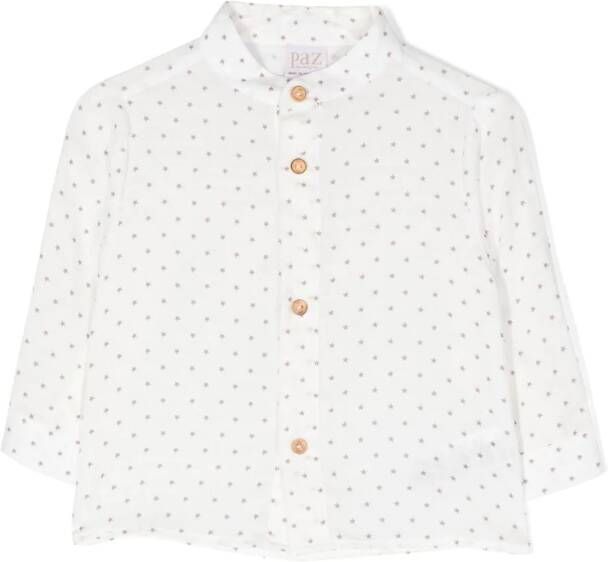 Paz Rodriguez Shirt met sterrenprint Wit