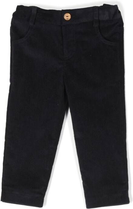 Paz Rodriguez Ribfluwelen broek Blauw