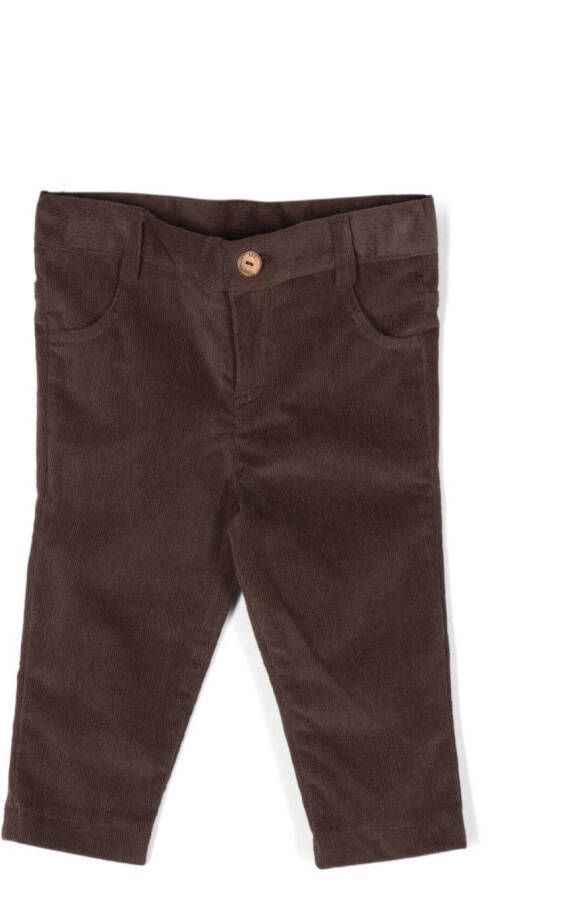 Paz Rodriguez Ribfluwelen broek Bruin