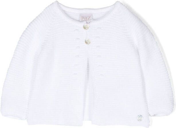 Paz Rodriguez Gebreid vest Wit