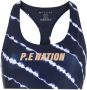 P.E Nation Sport-bh met tie-dye print Blauw - Thumbnail 1