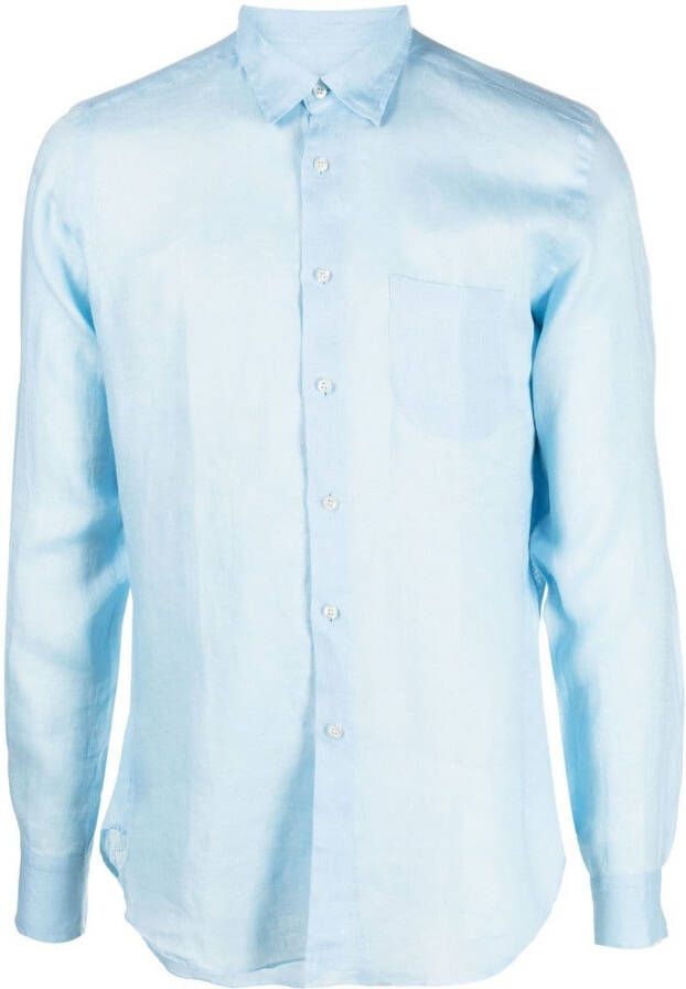 PENINSULA SWIMWEAR Button-down overhemd Blauw