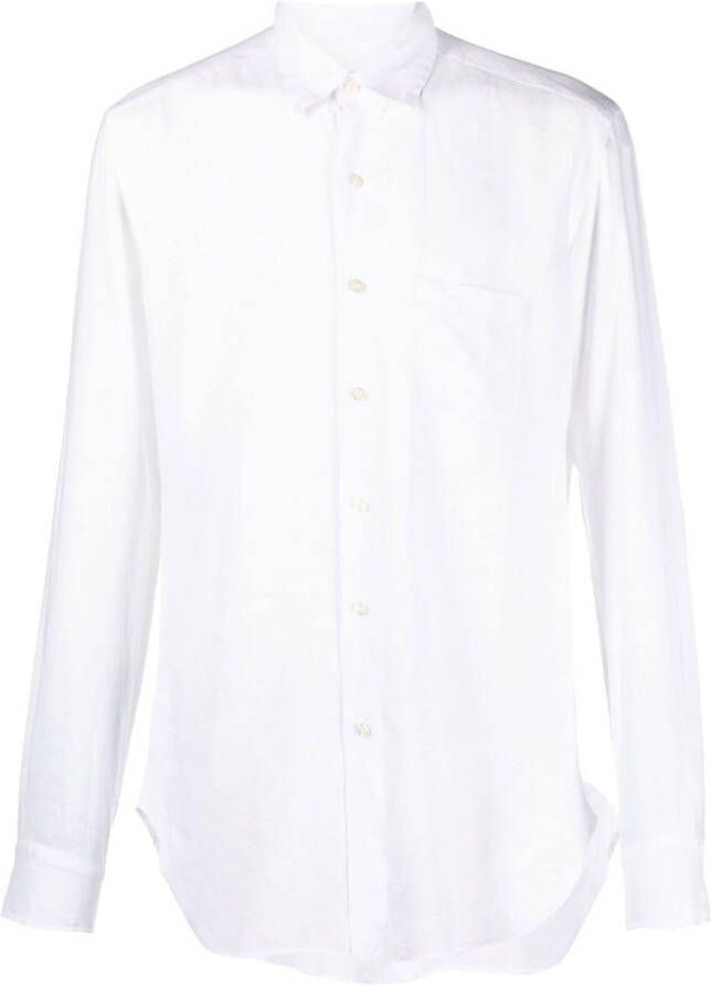 PENINSULA SWIMWEAR Button-down overhemd Wit