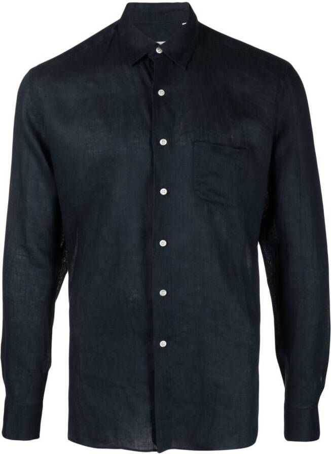 PENINSULA SWIMWEAR Button-up overhemd Blauw