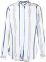 PENINSULA SWIMWEAR Gestreept overhemd Wit - Thumbnail 1