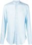 PENINSULA SWIMWEAR Overhemd met bandkraag Blauw - Thumbnail 1