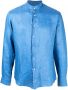PENINSULA SWIMWEAR Overhemd met gekreukt-effect Blauw - Thumbnail 1