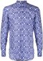 PENINSULA SWIMWEAR Overhemd met geometrische print Blauw - Thumbnail 1