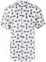 PENINSULA SWIMWEAR Overhemd met geometrische print Wit - Thumbnail 1