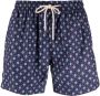 PENINSULA SWIMWEAR Zwembroek met geometrische print Blauw - Thumbnail 1