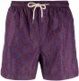 PENINSULA SWIMWEAR Zwembroek met geometrische print Rood - Thumbnail 1