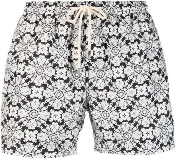 PENINSULA SWIMWEAR Zwembroek met geometrische print Zwart