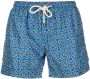 PENINSULA SWIMWEAR Zwembroek met grafische print Blauw - Thumbnail 1