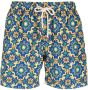 PENINSULA SWIMWEAR Zwembroek met grafische print Blauw - Thumbnail 1
