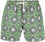 PENINSULA SWIMWEAR Zwembroek met print Groen - Thumbnail 1