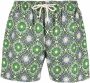 PENINSULA SWIMWEAR Zwembroek met print Groen - Thumbnail 1