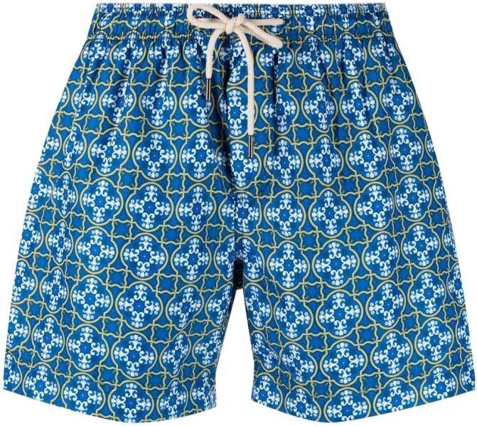 PENINSULA SWIMWEAR Zwembroek met trekkoordtaille Blauw