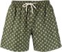 PENINSULA SWIMWEAR Zwembroek met trekkoordtaille Groen - Thumbnail 1