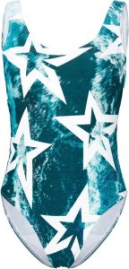 Perfect Moment Wild Ocean star print one-piece Blauw