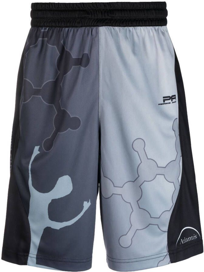Perks And Mini Shorts met print Grijs