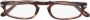 Persol Bril met rechthoekig montuur Bruin - Thumbnail 1