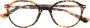 Persol Bril met rond montuur Bruin - Thumbnail 1