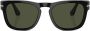Persol Elio zonnebril met rond montuur Zwart - Thumbnail 1