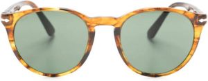 Persol marble-print oval sunglasses Bruin