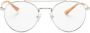 Persol PO1009S zonnebril met rond montuur Zilver - Thumbnail 1