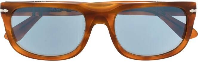 Persol PO3271S zonnebril met vierkant montuur Bruin