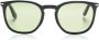 Persol Zonnebril met rechthoekig montuur Groen - Thumbnail 1