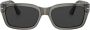 Persol Zonnebril met rechthoekig montuur Grijs - Thumbnail 1