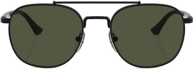 Persol Zonnebril met rond montuur Zwart