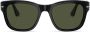 Persol Zonnebril met rond montuur Zwart - Thumbnail 1