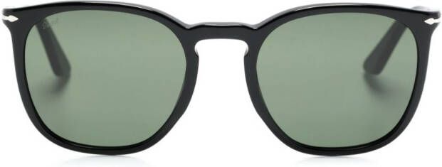 Persol Zonnebril met rond montuur Zwart