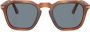 Persol Zonnebril met vierkant montuur Bruin - Thumbnail 1
