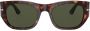 Persol Zonnebril met wayfarer montuur Groen - Thumbnail 1