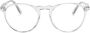 Persol Bril met rond montuur Grijs - Thumbnail 1