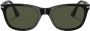 Persol Zonnebril met wayfarer montuur Zwart - Thumbnail 1