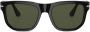 Persol Zonnebril met wayfarer montuur Zwart - Thumbnail 1