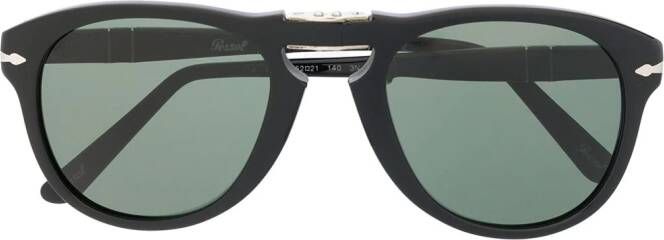 Persol Zonnebril met piloten montuur Zwart