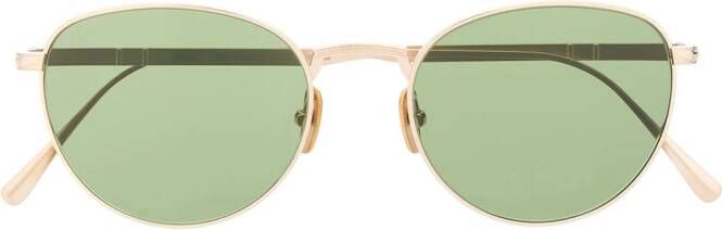 Persol Zonnebril met rond montuur Goud