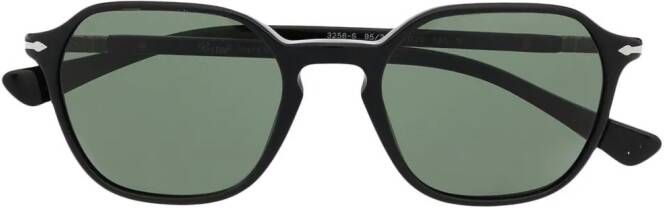 Persol Zonnebril met rond montuur Zwart