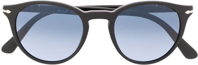 Persol Zonnebril met rond montuur Zwart