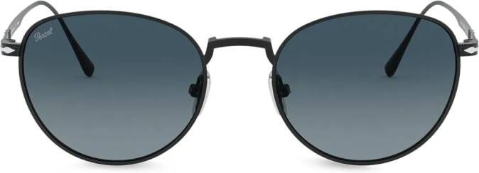 Persol Zonnebril met rond montuur Zwart