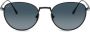 Persol Zonnebril met rond montuur Zwart - Thumbnail 1