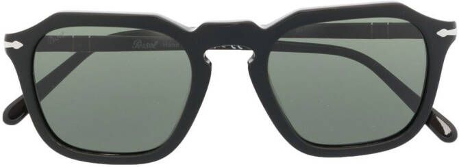 Persol Zonnebril met vierkant montuur Zwart