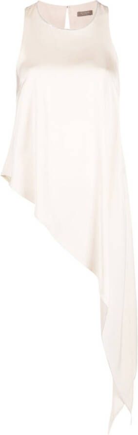 Peserico Asymmetrische blouse Beige
